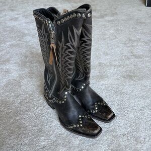 Old Gringo Black Leather Boots